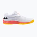 Кросівки волейбольні Mizuno Thunder Blade Z white/fiery coral 2/citrus 2