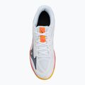 Кросівки волейбольні Mizuno Thunder Blade Z white/fiery coral 2/citrus 4