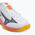 Кросівки волейбольні Mizuno Thunder Blade Z white/fiery coral 2/citrus 7
