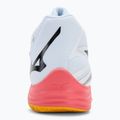 Кросівки волейбольні Mizuno Thunder Blade Z Mid white/fiery coral 2/citrus 6