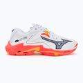 Кросівки волейбольні Mizuno Wave Lightning Z8 white/fiery coral 2/citrus 2