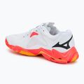 Кросівки волейбольні Mizuno Wave Lightning Z8 white/fiery coral 2/citrus 3