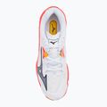 Кросівки волейбольні Mizuno Wave Lightning Z8 white/fiery coral 2/citrus 5