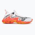 Кросівки волейбольні Mizuno Wave Lightning Neo 3 white/fiery coral 2/citrus 2