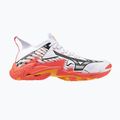Кросівки волейбольні Mizuno Wave Lightning Neo 3 white/fiery coral 2/citrus 8