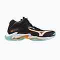 Кросівки волейбольні Mizuno Wave Lightning Z8 Mid black/tangelo/ice green