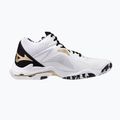 Кросівки волейбольні Mizuno Wave Lightning Z8 Mid white/black/ge gold 9