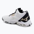 Кросівки волейбольні Mizuno Wave Lightning Z8 Mid white/black/ge gold 3