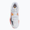 Кросівки волейбольні Mizuno Wave Lightning Z8 Mid white/fiery coral 2/citrus 5