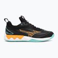 Кросівки волейбольні Mizuno Wave Luminous 3 black/tangelo/ice green 2