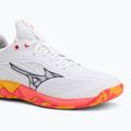 Кросівки волейбольні Mizuno Wave Luminous 3 white/fiery coral 2/citrus 7