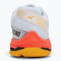 Кросівки волейбольні Mizuno Wave Voltage 2 white/fiery coral 2/citrus 6