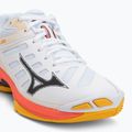 Кросівки волейбольні Mizuno Wave Voltage 2 white/fiery coral 2/citrus 7