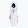 Кросівки волейбольні Mizuno Wave Voltage 2 Mid white/fiery coral 2/citrus 5