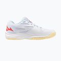 Кросівки волейбольні жіночі Mizuno Thunder Blade Z white/calypso coral/pale banan 2