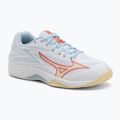 Кросівки волейбольні жіночі Mizuno Thunder Blade Z white/calypso coral/pale banan