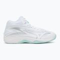 Кросівки волейбольні жіночі Mizuno Thunder Blade Z Mid white/blue tint 2