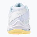 Кросівки волейбольні жіночі Mizuno Wave Voltage 2 white/calypso coral/pale banan 3