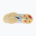Кросівки волейбольні жіночі Mizuno Wave Voltage 2 white/calypso coral/pale banan 4