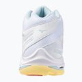 Кросівки волейбольні жіночі Mizuno Wave Voltage 2 Mid white/calypso coral/pale banan 3