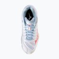 Кросівки волейбольні жіночі Mizuno Wave Voltage 2 Mid white/calypso coral/pale banan 5