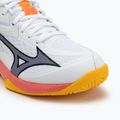 Кросівки волейбольні дитячі Mizuno Lightning Star Z7 white/fiery coral 2/citrus 7