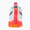 Кросівки волейбольні Mizuno Wave Momentum Elite Mid white/fiery coral 2/citrus 10