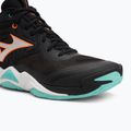 Кросівки волейбольні Mizuno Wave Momentum Elite Mid black/tangelo/ice green 7