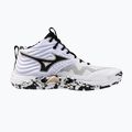 Кросівки волейбольні Mizuno Wave Momentum Elite Mid white/black/ge gold 8