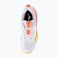 Кросівки волейбольні Mizuno Wave Momentum Pro white/fiery coral 2/citrus 5