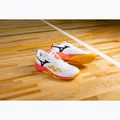 Кросівки волейбольні Mizuno Wave Momentum Pro white/fiery coral 2/citrus 8