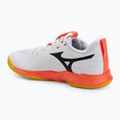 Кросівки волейбольні Mizuno Wave Momentum Pro white/fiery coral 2/citrus 3