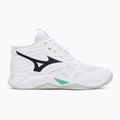Кросівки волейбольні Mizuno Wave Momentum Pro Mid white/black/frozen emerald 2