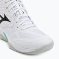 Кросівки волейбольні Mizuno Wave Momentum Pro Mid white/black/frozen emerald 7