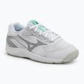 Кросівки волейбольні дитячі Mizuno Cyclone Speed 5 white/black/frozen emerald