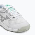Кросівки волейбольні дитячі Mizuno Cyclone Speed 5 white/black/frozen emerald 7