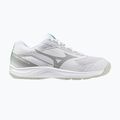 Кросівки волейбольні дитячі Mizuno Cyclone Speed 5 white/black/frozen emerald