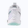 Кросівки волейбольні жіночі  Mizuno Wave Momentum Elite Mid white/blue tint 3