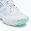 Кросівки волейбольні жіночі  Mizuno Wave Momentum Elite Mid white/blue tint 7