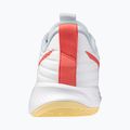 Кросівки волейбольні жіночі Mizuno Wave Momentum Pro white/calypso coral/pale banan 3