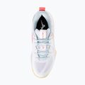 Кросівки волейбольні жіночі Mizuno Wave Momentum Pro white/calypso coral/pale banan 5