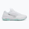 Кросівки гандбольні жіночі Mizuno Wave Stealth 6 white/blue tint 2