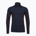 Лонгслів для бігу чоловічий Mizuno Tech Thermal Charge Half Zip baritone blue