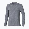 Лонгслів для бігу чоловічий Mizuno Core Impulse Half Zip Tee quicksilver