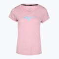 Футболка для бігу жіноча Mizuno Core Runbird Tee bleached mauve