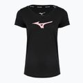 Футболка для бігу жіноча Mizuno Core Runbird Tee black/mauve
