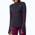 Кофта для бігу жіноча Mizuno Active Warm Half Zip baritone blue