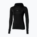 Кофта для бігу жіноча Mizuno Active Warm Hooded black