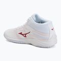 Кросівки волейбольні жіночі Mizuno Lightning Select Mid white/rose elegance/lava falls 3