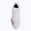 Кросівки волейбольні жіночі Mizuno Lightning Select Mid white/rose elegance/lava falls 5